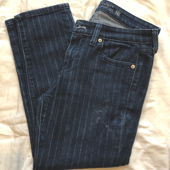 Guess Denim - GUESS VINTAGE GLITTER STRIPE JEANS SIZE 29